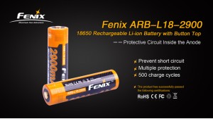 Fenix 18650 - 2900mAh - Acumulator - ARB-L 18-2900